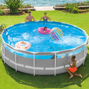 26730  Prisma Frame Clearview Pool 488×122 cm with filter pump