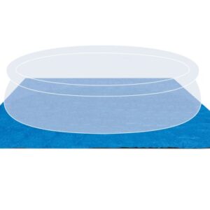 ground cloth for swimming pools blue, 472 x 472 cm 28048