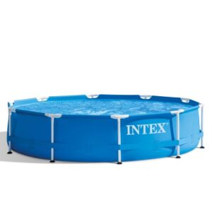 Rounded Metal Frame Swimming Pool, 305 X 76 Cm 28200