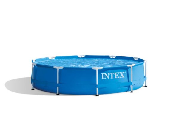 Rounded Metal Frame Swimming Pool, 305 X 76 Cm 28200