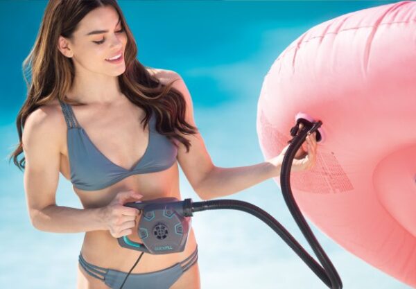 Quick-Fill air pump has two modes of operation 66644