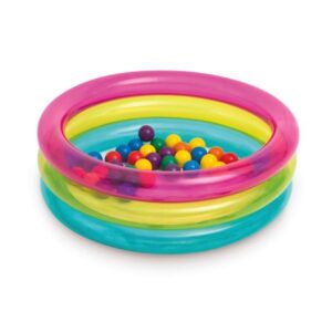 Children's 3 Ring Inflatable Baby Ball Pit 48674