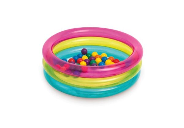 Children's 3 Ring Inflatable Baby Ball Pit 48674