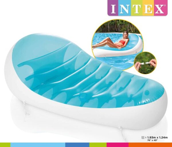 56869  Inflatable Floating Mattress - Blue