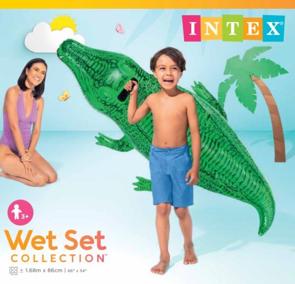 58546 Gator Ride On Inflatable Pool Float