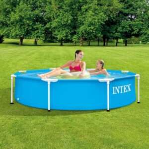 28205 swimming pool metal frame 244 x 51 cm