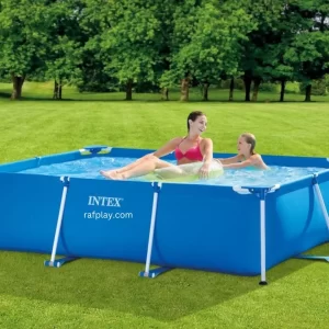 28270 Swimming Pool with Rectangular Frame 220 x 150 x 60