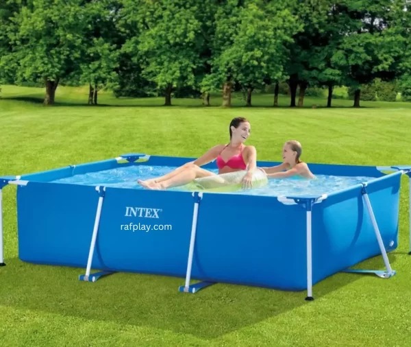 28270 Swimming Pool with Rectangular Frame 220 x 150 x 60