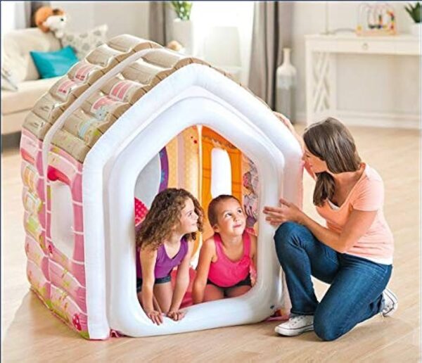 48635np princess print inflatable play house set
