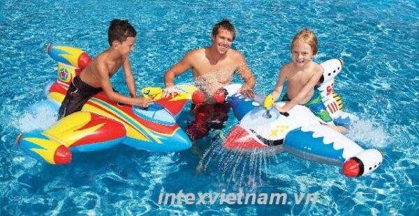 56539EP Water Gun Spaceship Ride-Ons