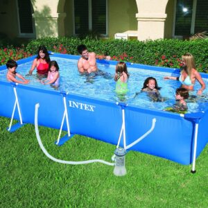 28274 Steel Frame Rectangular Swimming Pool (4.50m x 2.20m x 84cm)